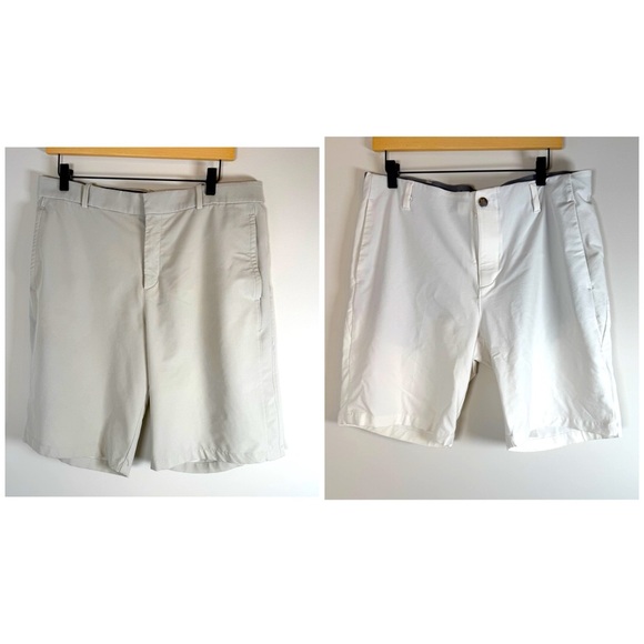 Adidas‎ Nike Dri-Fit Standard Fit Bundle Lot Set of 2 Athletic Golf Shorts 34 - Picture 1 of 11